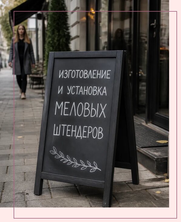 Меловые штендеры в Старом Осколе по цене от 6576 р. | Аванза-Срк